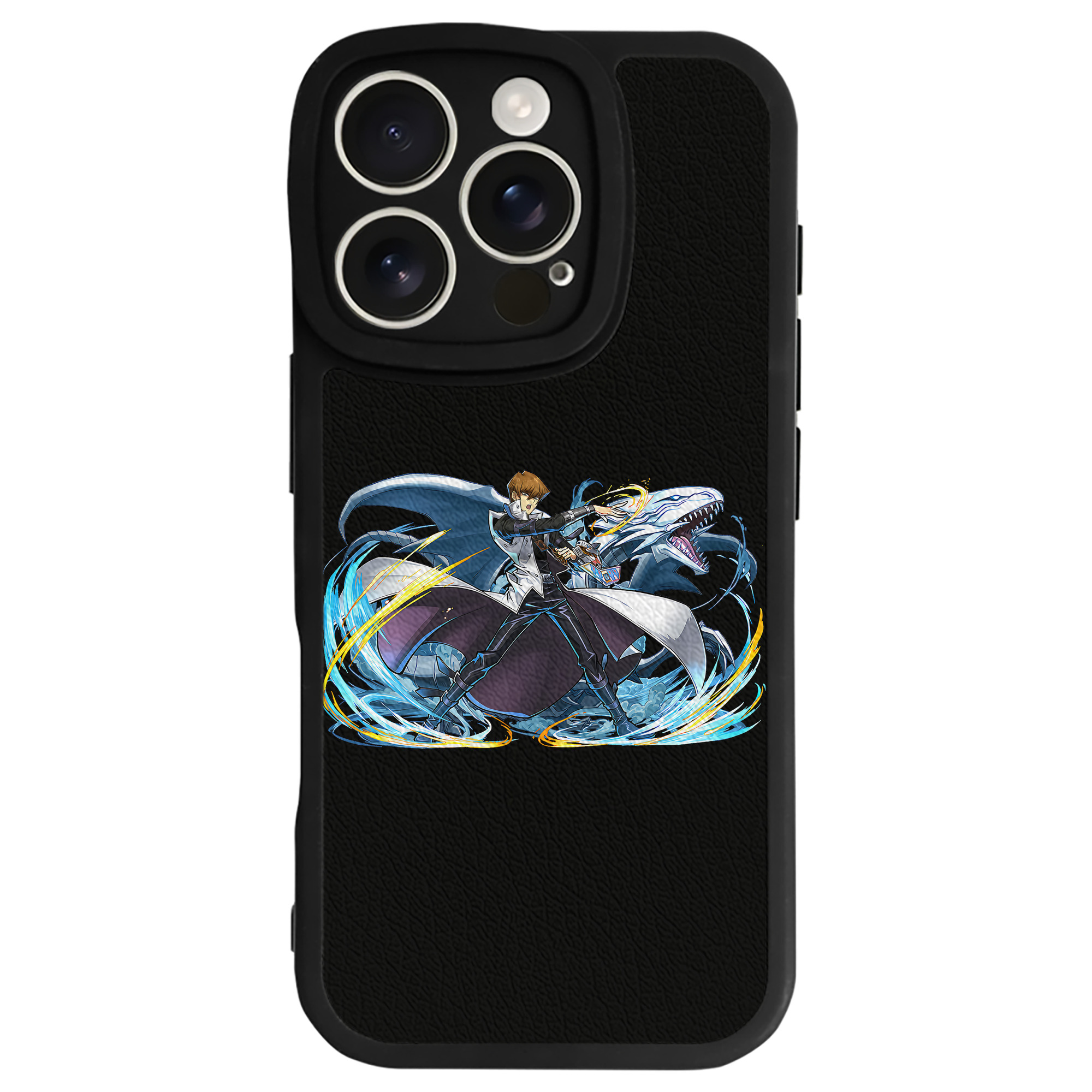 （画像用） 遊☆戯☆王 Yu-Gi-Oh! 【iPhone 16シリーズ対応】シリコンスマホケース（レザー調） 材質：シリコン